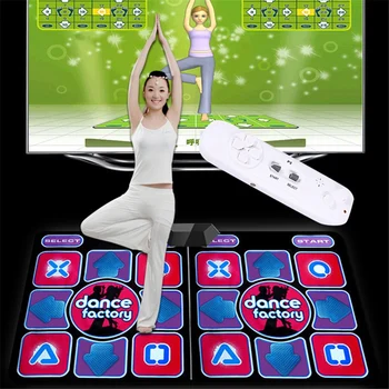

Double Human Dance Blanket Pads Computer Tv Slimming Dancer Blanket Mat Pad With Two Handle