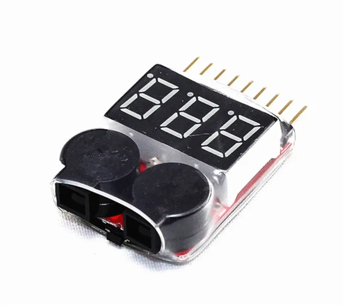 1-8S низкого напряжения Звуковой сигнал Lipo/li-ion/Fe напряжение батареи 2в1 тестер