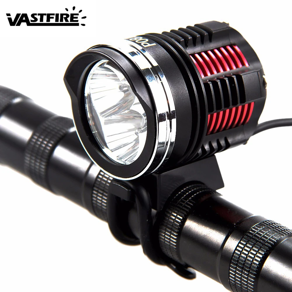 Waterproof Headlamp 6000LM 3x XM L2 LED Front Bike Light Cycling Front