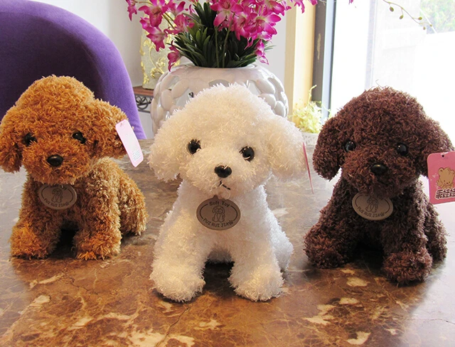 red poodle stuffed animal