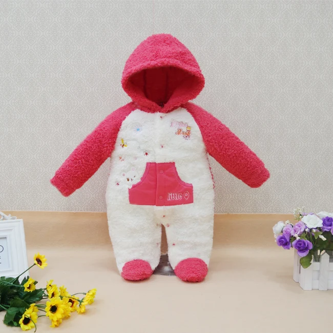 Теплая зимняя одежда для маленьких мальчиков и девочек Little Q с капюшоном сна