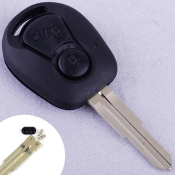 

CITALL High Quality 2 Button Remote Key Shell Case Cover Fob With Blade Fit For Ssangyong Actyon Kyron Rexton