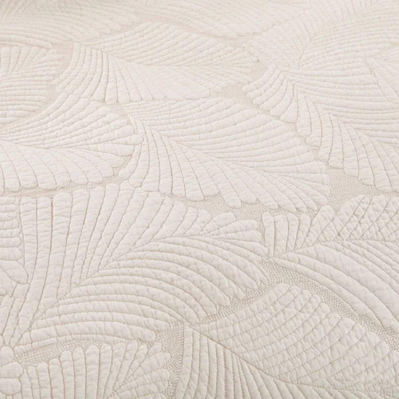 CHAUSUB Classic Cotton Quilt Set 3PCS Bedspread on Bed Embroidered Bed Cover King Queen Size Summer Coverlet Blanket for summer quilt summer quilt set