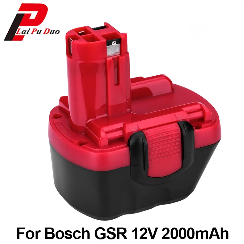 

2.0Ah 12V NI-CD For BOSCH GSR 12V Replacement Power Tool Battery PSR 12 VE-2 BAT120,26073 35415,BAT139,26073 35463,BAT046