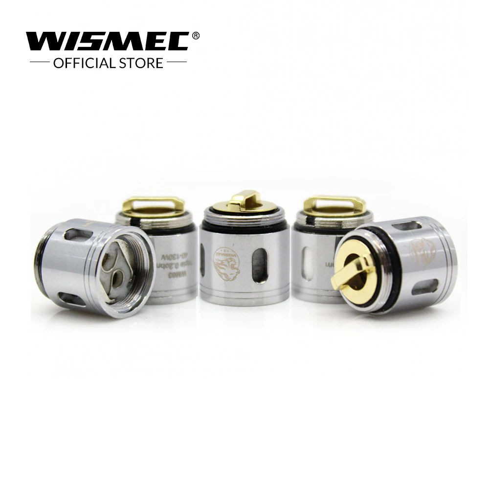 Original wismec WM01 Single 0.4ohm /WM02 Dual 0.15ohm  /WM03 Triple 0.2ohm Coil head for Gnome Kit electronic cigarette coil