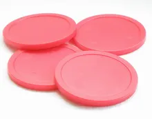 Free shipping 4pcs/lot red Air hockey table pusher puck 75mm 2.95″ mallet Goalies 751