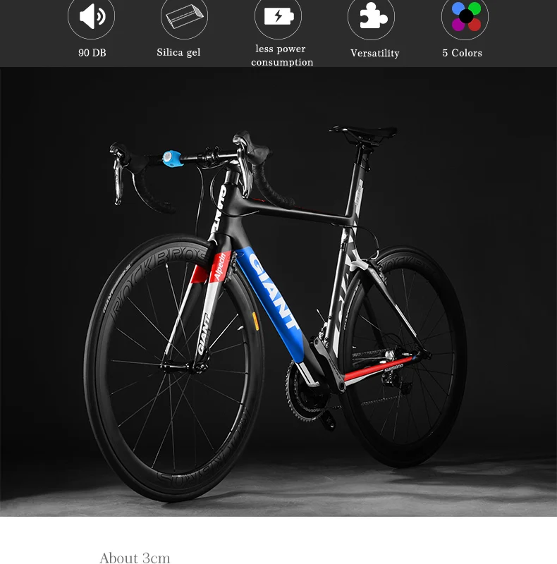 ROCKBROS электрический велосипедный Звонок 90 дБ водонепроницаемый кнопочный элемент MTB велосипедный руль рог силикагель оболочка кольцо колокольчик аксессуар для велосипеда