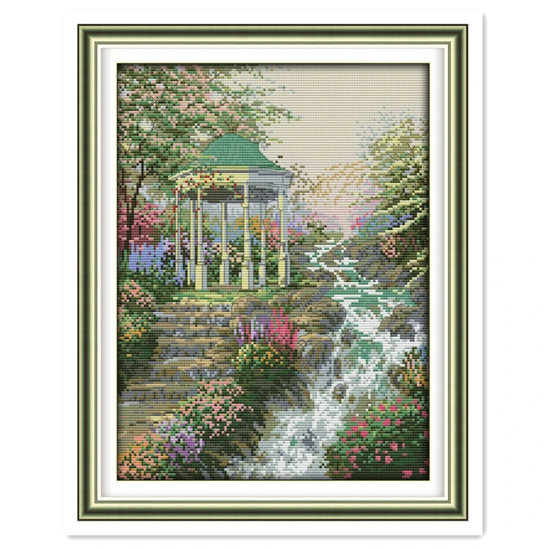 Набор для вышивки крестиком The Stream Gurgling|counted cross stitch|cross stitch embroiderycounted patterns |