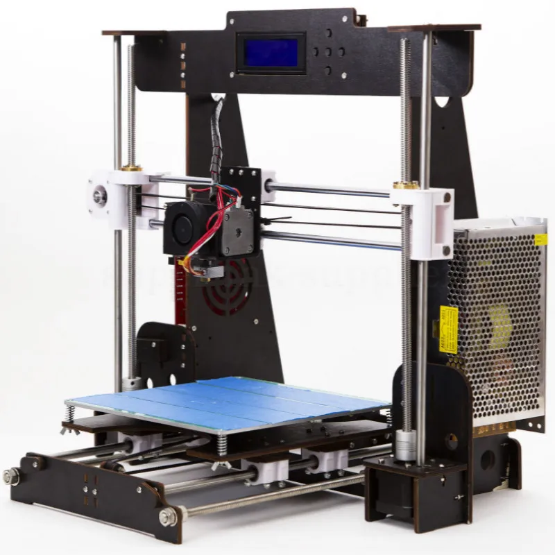 Zrprinting A8 3d принтер 0,4 мм сопло Reprap i3 алюминиевый сплав Горячая кровать Pritner DIY комплект печать на сбой питания