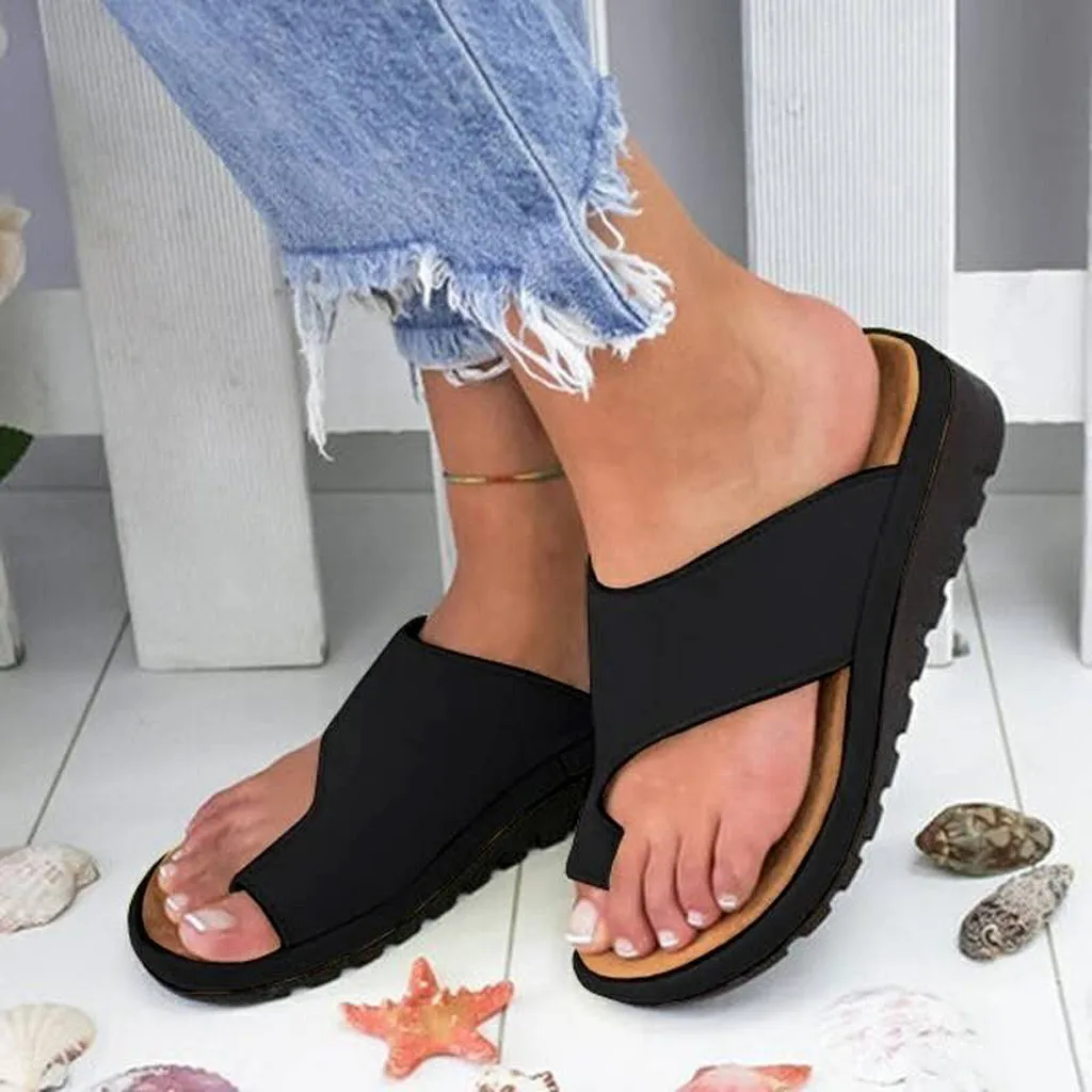 

Womens Fashion Flats Wedges Open Toe Ankle Sandals Roman Slippers Sandals Woman Candy Color Beach Shoes sandalias mujer 10