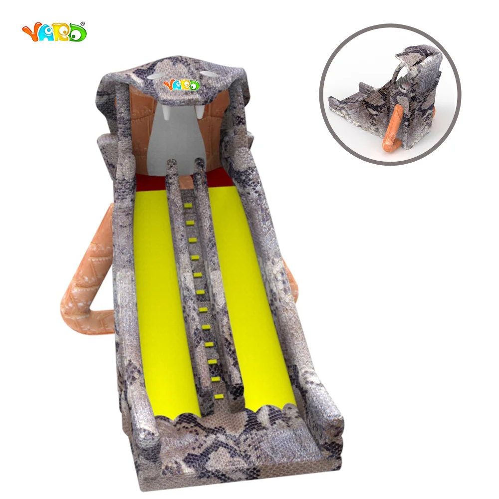 

Best Design Giant Full Printing Inflatable Slide with Snake for Sale