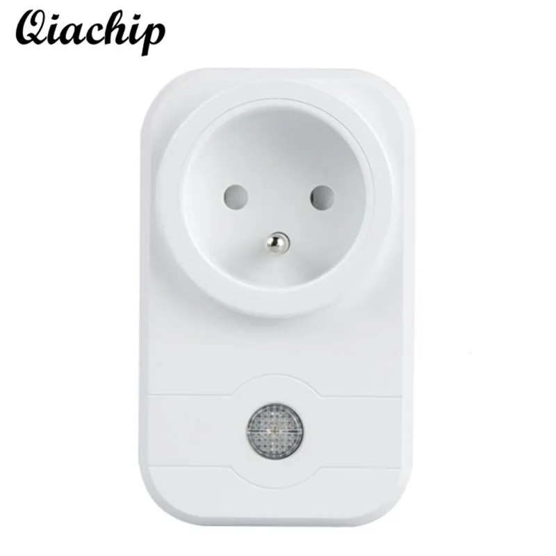 

QIACHIP WiFi Smart Plug Home Socket App Remote Control Work with Amazon Alexa Google Home Smart Timing Schedule 2.4G WiFi