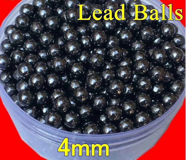 

0.5kg 4mm Diameter Slingshot Solid Lead Balls Sling Shot Shooting Hunting Bow Arrow Compound Bow Catapult Hitting Ammo