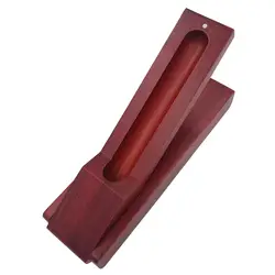 Ручка чехол для одной ручки от природы красный Деревянный Карандаш чехол складной ящик для хранения с магнитом канцелярские письменные