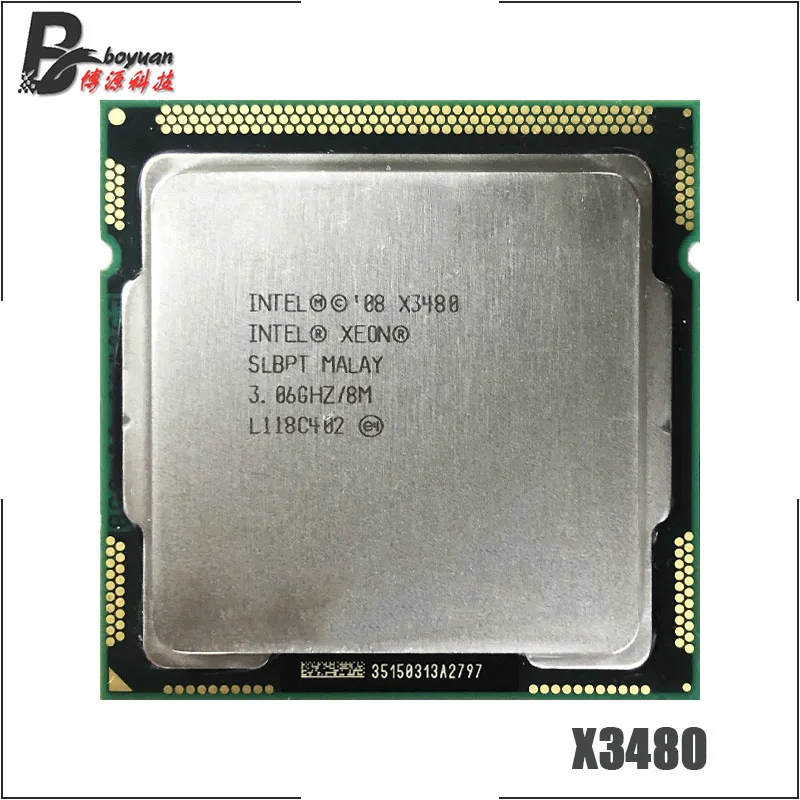 Процессор Intel Xeon X3480 3 0 ГГц четырехъядерный восьмипоточный 95 Вт 8 Мб LGA
