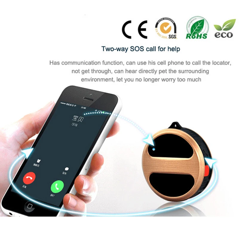 Car Tracking Device Mini Personal Smallest Waterproof GPS with Google