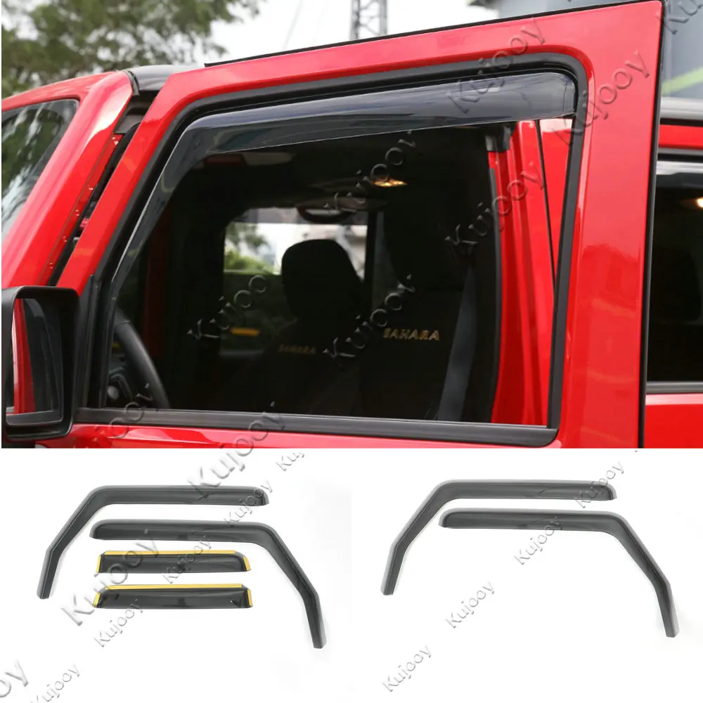 For Jeep Wrangler 20072016 2door /4door Car Embedded Windows Visor Air Vent Shield Sun Wind