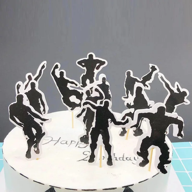 1set/pack Disney Forzen Happy Birthday Party Cake Topper Kids Favors Decorate Cupcake Toppers With Sticks Baby Shower Supplies - Цвет: Cake Topper-10