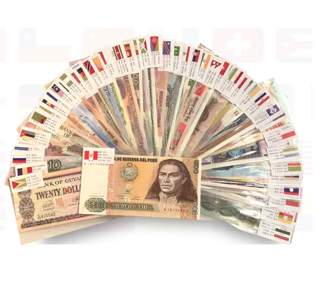 

random pick 100 pcs banknotes from 50 countries, original real banknote UNC good for collection real