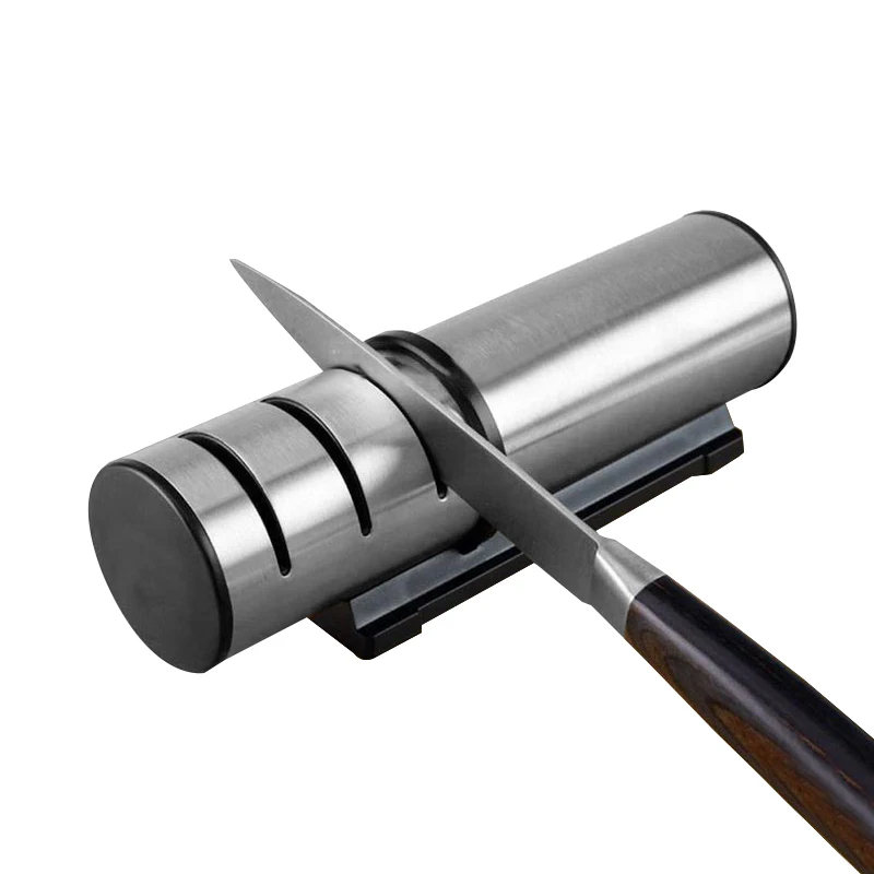 

Knife Sharpener Professional 3 Stage Diamond Stainless Steel Sharpening Stone Carbide Ceramic Grinder Kitchen Accessories Tools