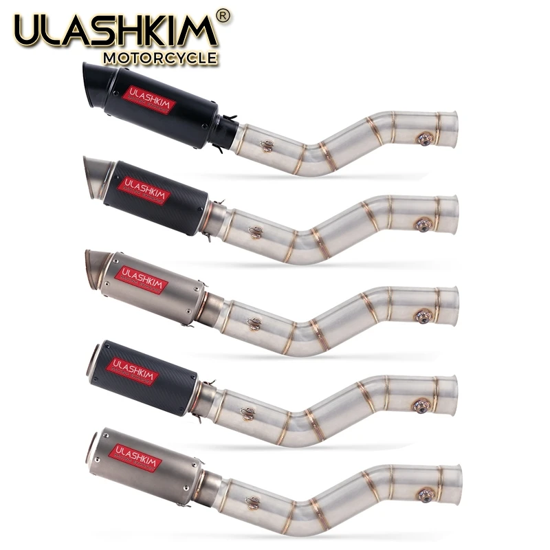 

Motorcycle Exhaust Muffler Escape Full System Middle Link Pipe Slip On For yamaha YZF1000 YZF R1 2009 2010 2011 2012 2013 2014