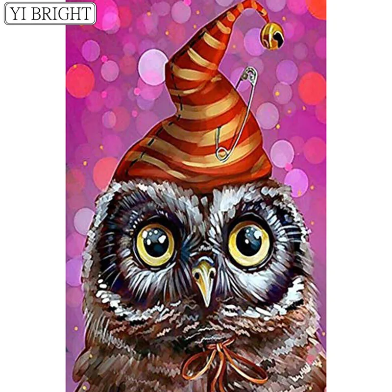 

5D DIY Full Square Diamond Painting Cross Stitch "Cute owl" 3D Diamond Embroidery Rhinestone Mosaic Home Decor Gift