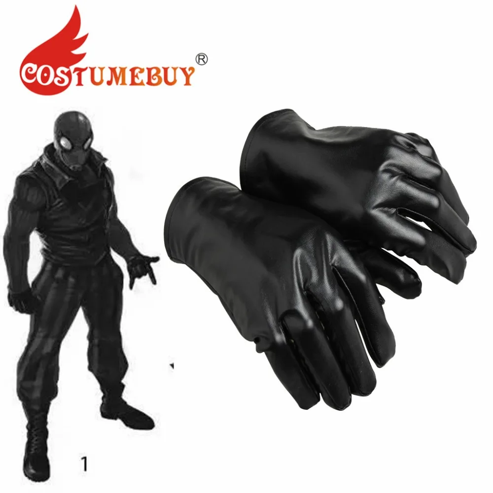 black superhero gloves