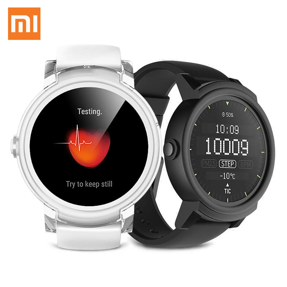 Xiaomi Ticwatch E Expres Смарт-часы для мужчин Android носить OS MT2601 двухъядерный Bluetooth 4,1 WiFi gps Спорт Фитнес Smartwatch телефон