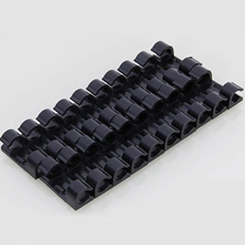 Hot 20pcs Multipurpose Home Useful Cable Drop Clip Wire Organizer 3 Colors USB Charger Cord Holder | Дом и сад