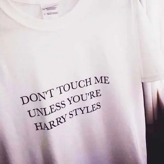 

Don't Touch Me Unless You're Tumblr Style Tee moletom do tumblr t shirt aesthetic t shirt Harry Style t shirt