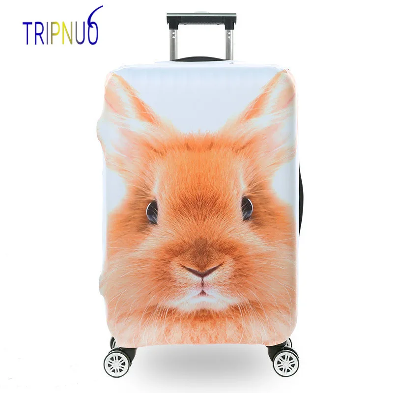 TRIPNUO толстой упругой кролика Чемодан чемодан защитная крышка, относятся к 18-32 дюймов случаях, дорожные аксессуары