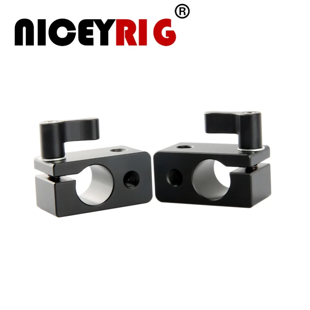 Niceyrig Braçadeira de Haste 15 mm Equipamento de Montagem por Parafuso Abraçadeira para Câmera Dslr Peças por Pacote