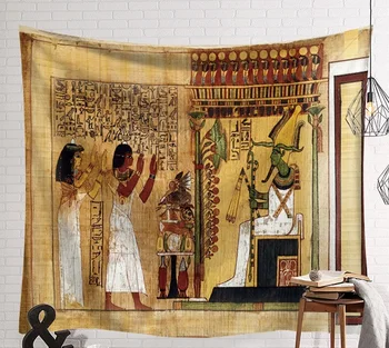 

CAMMITEVER Wall Tapestries Mysterious Ancient Egypt Tapestry Wall Art Table Cloth Bedroom Living Room Decoration Drop Order
