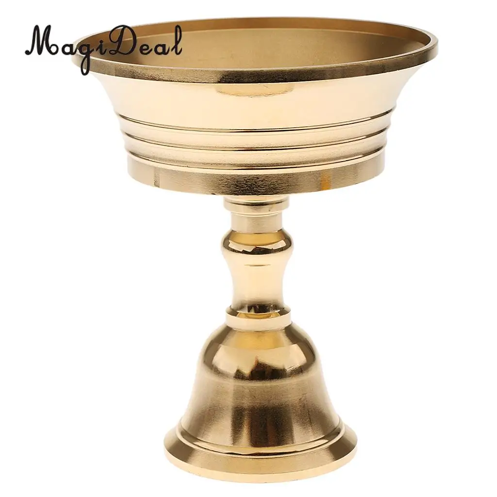 Copper Candle Holder Ghee Lamp Holder Tibetan Brass Oil Lamp Caliber 5.5-11cm