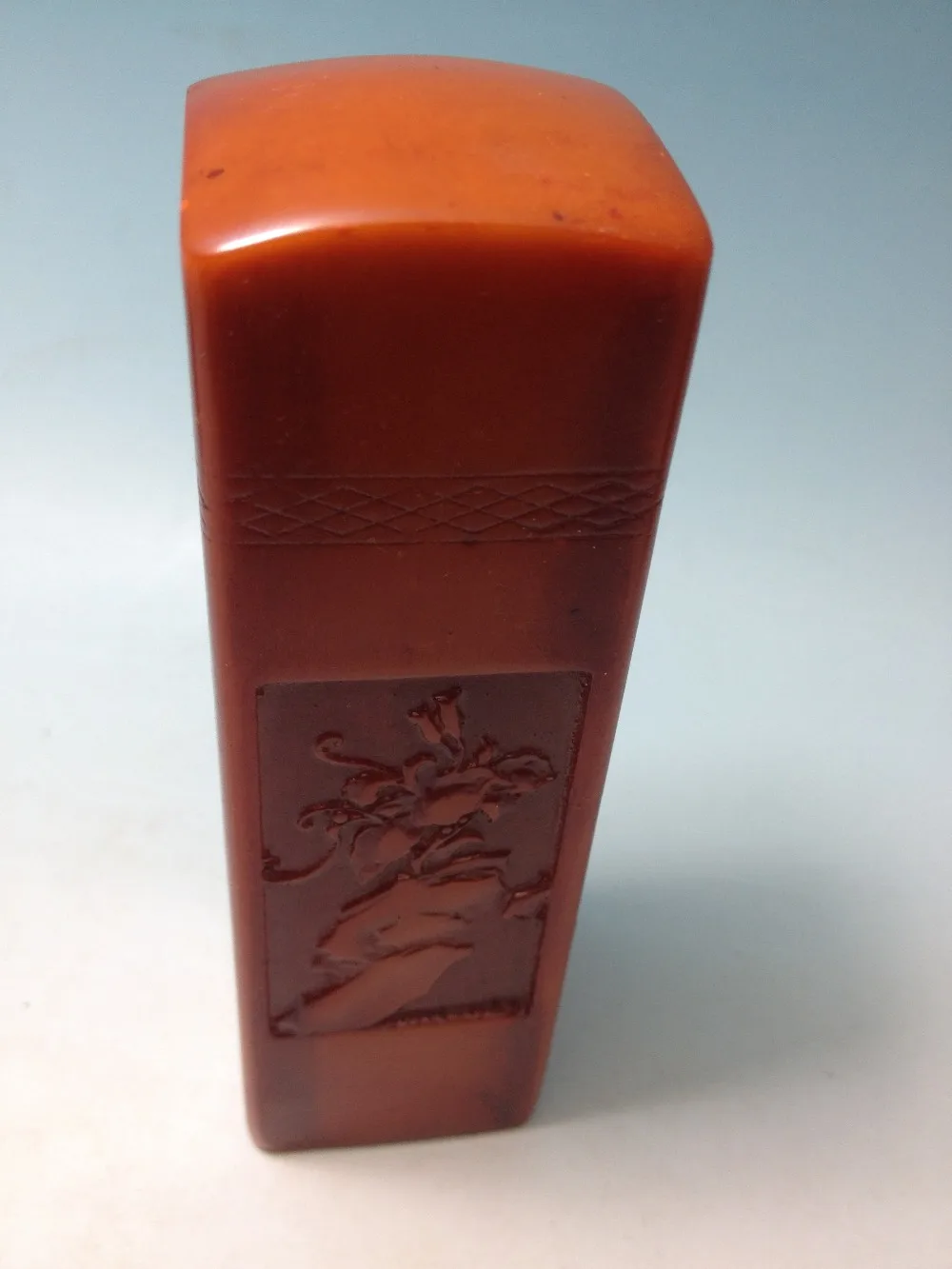 

China shoushan stone old Hand carved seal Shoushan stone crafts Collection