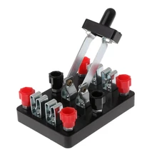 Двойной полюс двойной бросок переключатель DPDT физический эксперимент обучающее испытательное оборудование 5x10,7 см ABS и металл