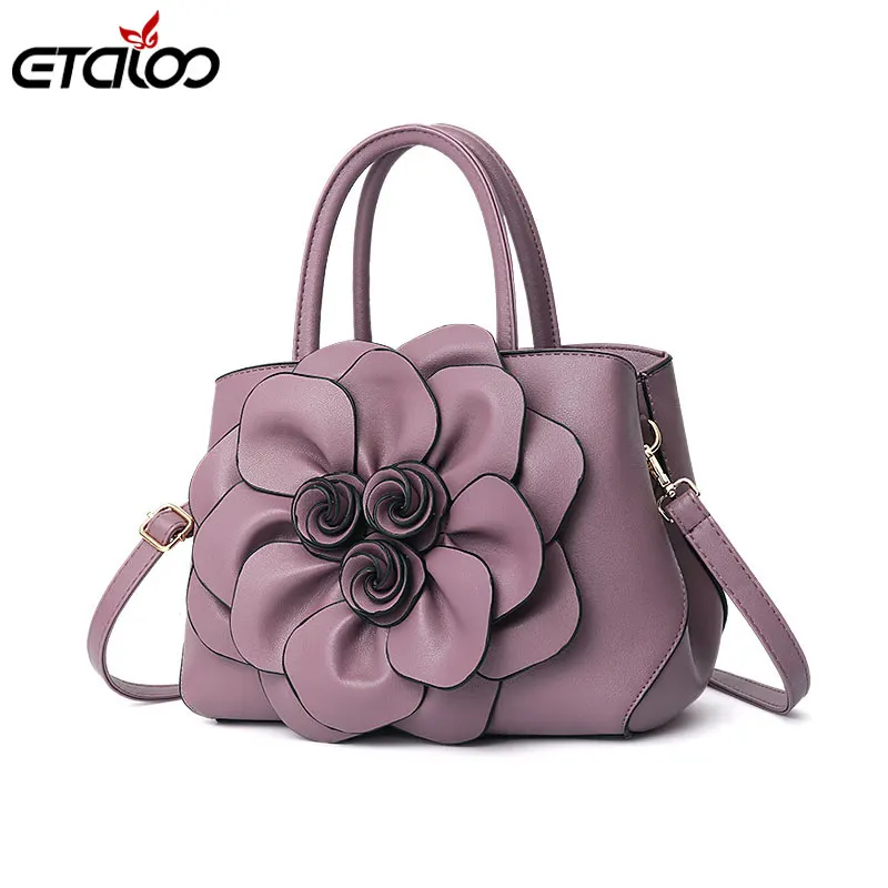Сумки для женщин, роскошная сумка, женская брендовая дизайнерская сумка на плечо, Повседневная сумка для покупок, сумка-тоут из искусственной кожи, сумки с цветами