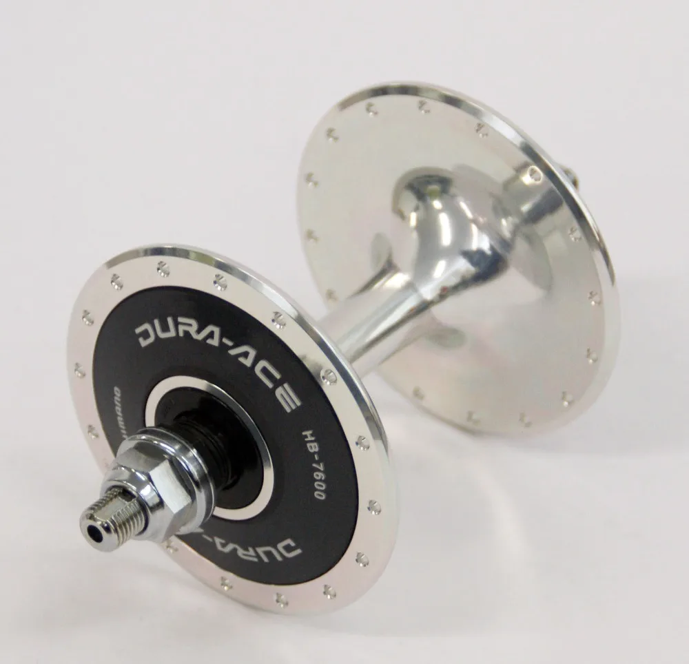 Shimano DURA-ACE велосипед трек HB-7600 32H(конец слот 9 мм) Передняя Ступица запчасти для велосипеда