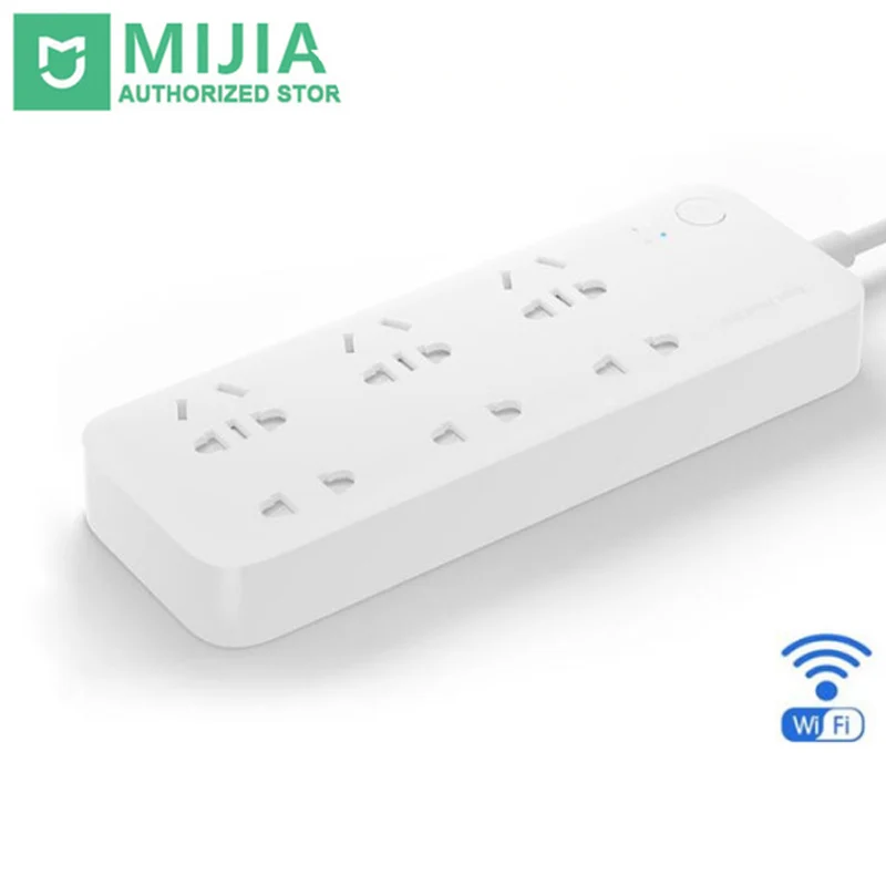 

Original Xiaomi Smart Power Strip 2 Socket Outlet Plug Mi Smart socket Home Strip for Home Electronics WiFi App Remote Control