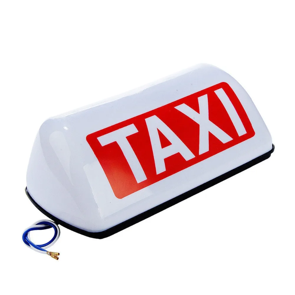 Портативный светильник для такси, белый светодиодный светильник ing, ПВХ корпус, знак для такси, автомобильный пустой светильник на крыше, автомобильный светильник на крышу, автомобильные аксессуары