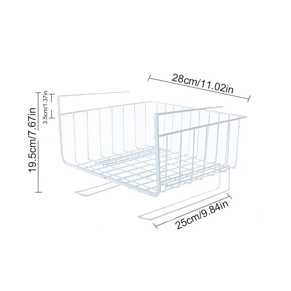 1 шт., железная подвесная корзина, органайзер, полка, многофункциональная, без гвоздей, Хлопушка, органайзер для хранения, стойка, эффективное использование пространства для дома