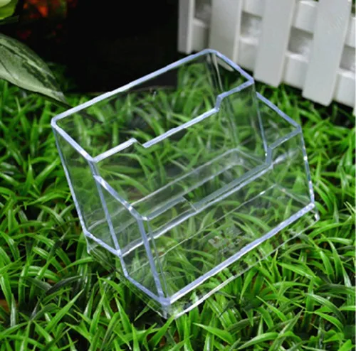 Two Layers Desk Shelf Box Storage Display Stand Acrylic Plastic New Clear Desktop Business Card Holder School Office Supplies