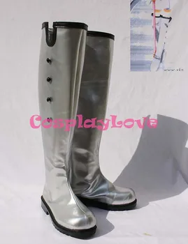 

Cardcaptor Sakura Kinomoto Sakura Silver Cosplay Shoes Boots Hand Made For Halloween Christmas Festival CosplayLove