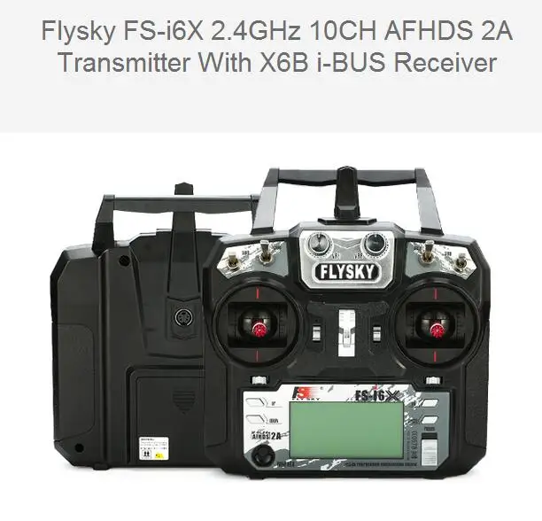 Flysky FS-i6X I6X 2,4 GHz 10CH AFHDS 2A RC передатчик с FS-iA6B/FS-iA10B/FS-X6B/FS-A8S/FS-IA6 приемником для RC самолета