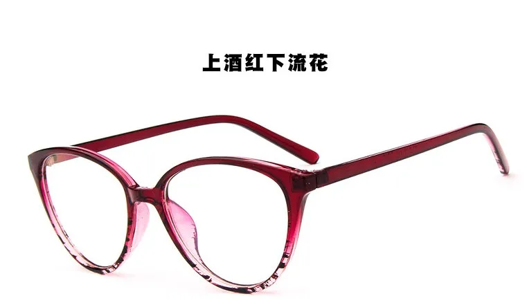 Мужские очки с прозрачными линзами, оправа для оптических очков, Женские оправы для очков, женские брендовые дизайнерские очки - Цвет оправы: B