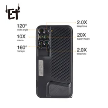 ET 6 в 1 Крышка для объектива телефона двойной объектив камеры чехол для телефона портативный рыбий глаз широкоугольный объектив чехол для телефона для iPhone 7 P/8 P