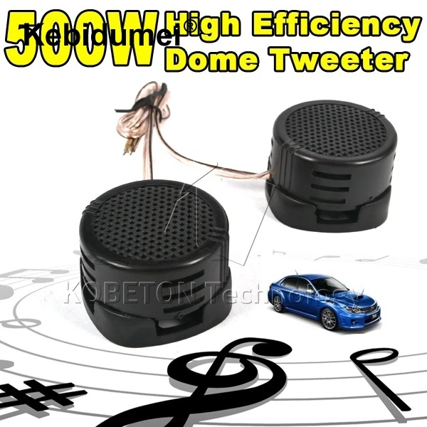 

1pair Universal High Pitch Loudspeaker HF 2 X 500W SUPER POWER DOME LOUD SPEAKER TWEETER Klaxon Tone Loudspeaker For Car