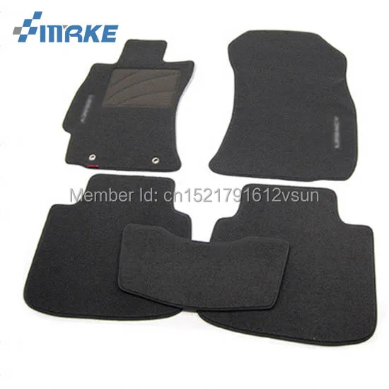 smRKE For Subaru Legacy Car Floor Mats Carpets Customized Antiskid Hydrophil Fiber Front & Rear