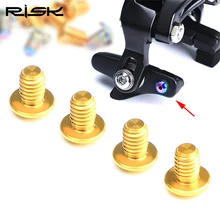 2017 RISK titanium Road bike brake shoes bolts for shimano 105 /ULTEGRA 6800 /DURA ACE and SRAM Force22 bike V- brake 4 piece / 2017 RISK titanium Road bike brake shoes bolts for shimano 105 /ULTEGRA 6800 /DURA ACE and SRAM Force22 bike V- brake 4 piece /