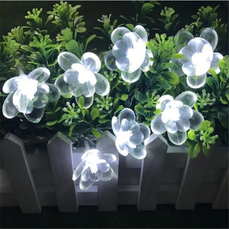 

Lotus Light String 10M 100LED Flower Garland Lights For Wedding Christmas Outdoor Party Xmas Ramadan Fairy Decoration Lighting